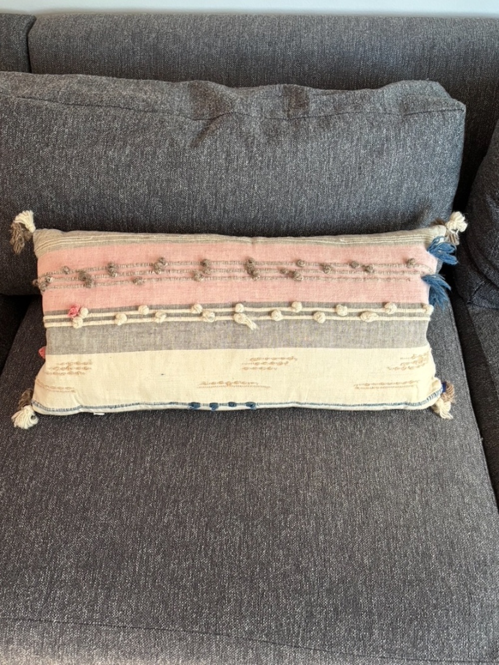 Ichcha lumbar pillow cover
